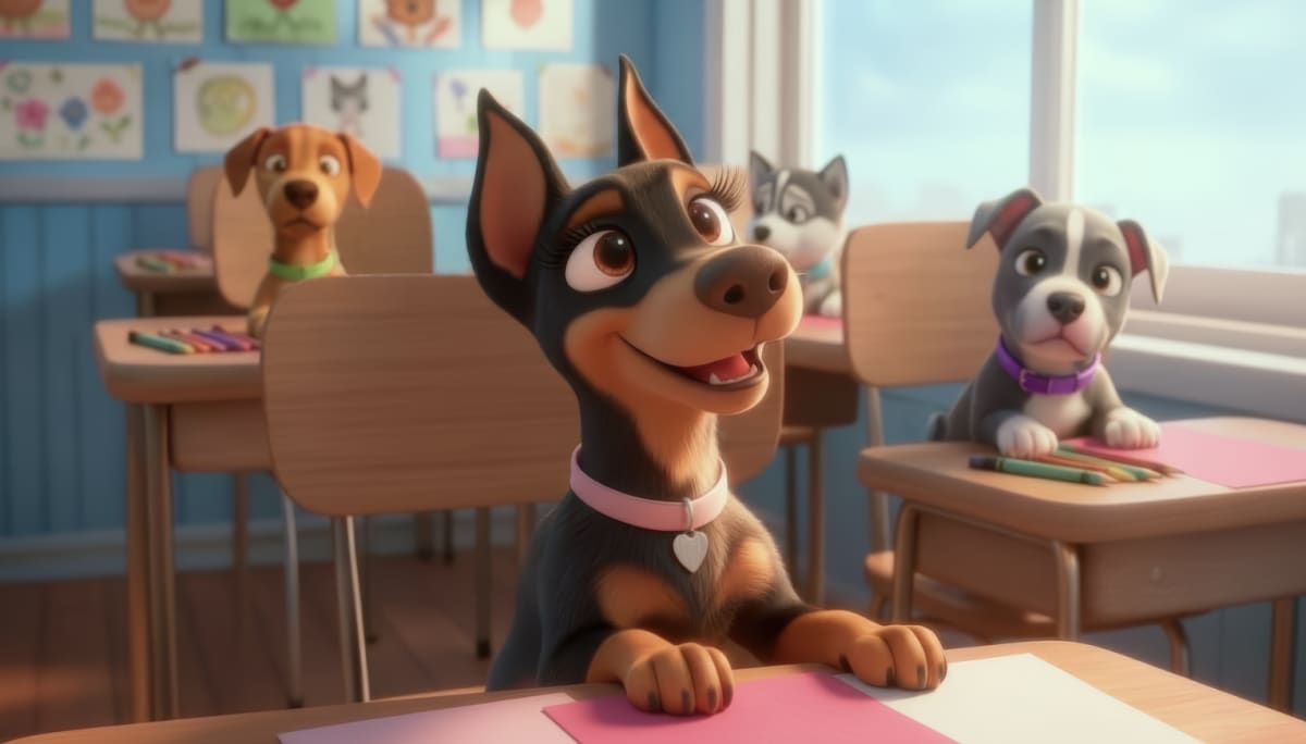 New Kids' Book Stars Doberman Puppy Fighting Stereotypes - Image 4