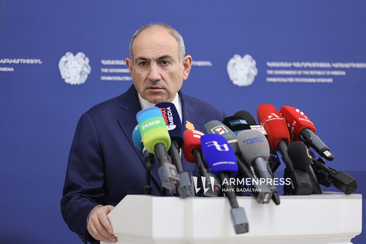** Armenian and Azerbaijani flags side by side representing historic peace treaty progress