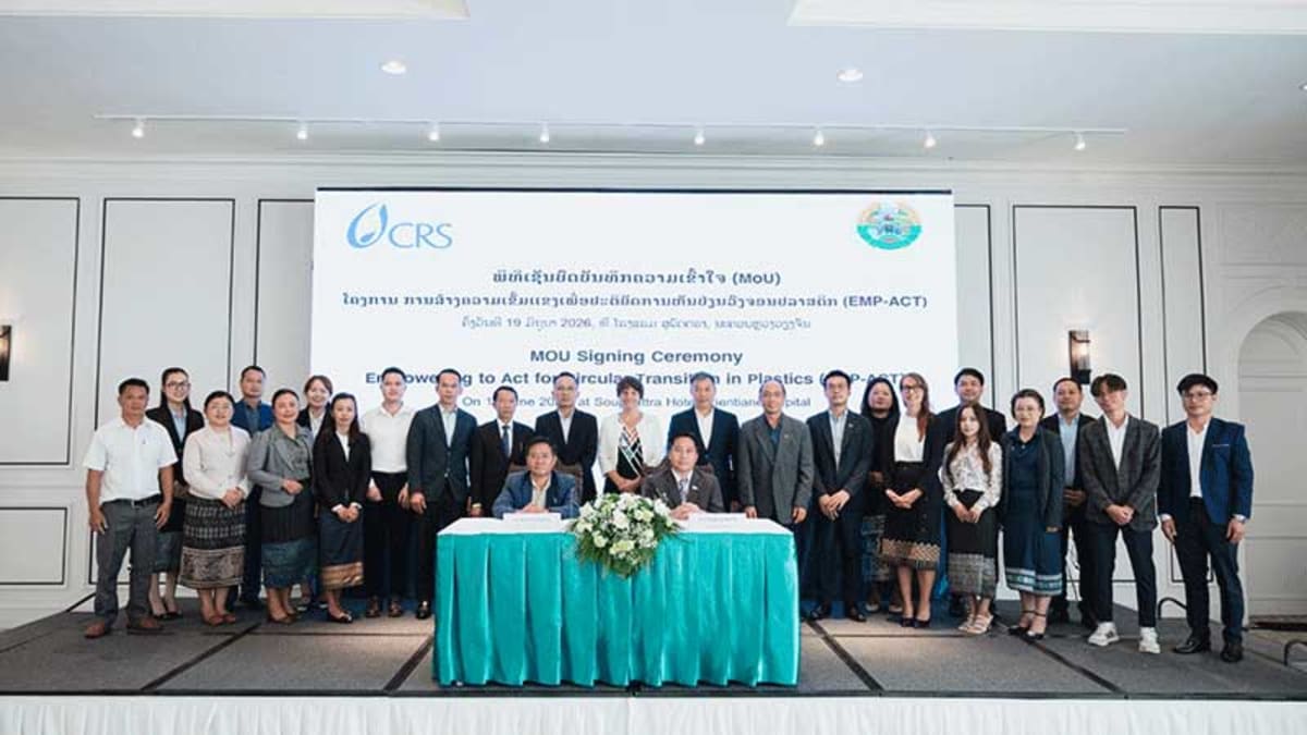 Laos Launches 4-Year Plan to Cut Plastic Waste by 2030