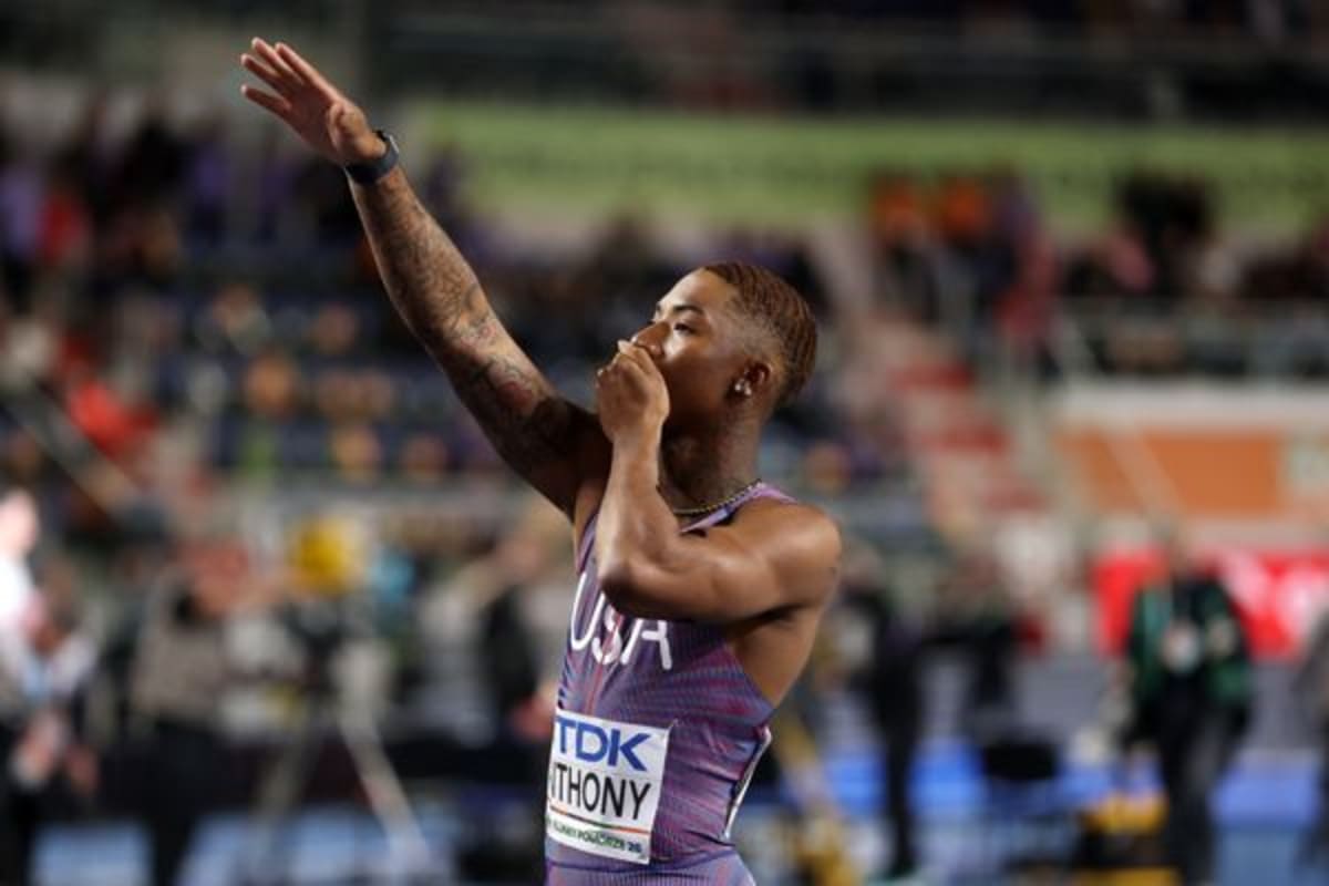 Jordan Anthony, 21, Wins Gold at World Indoor Championships