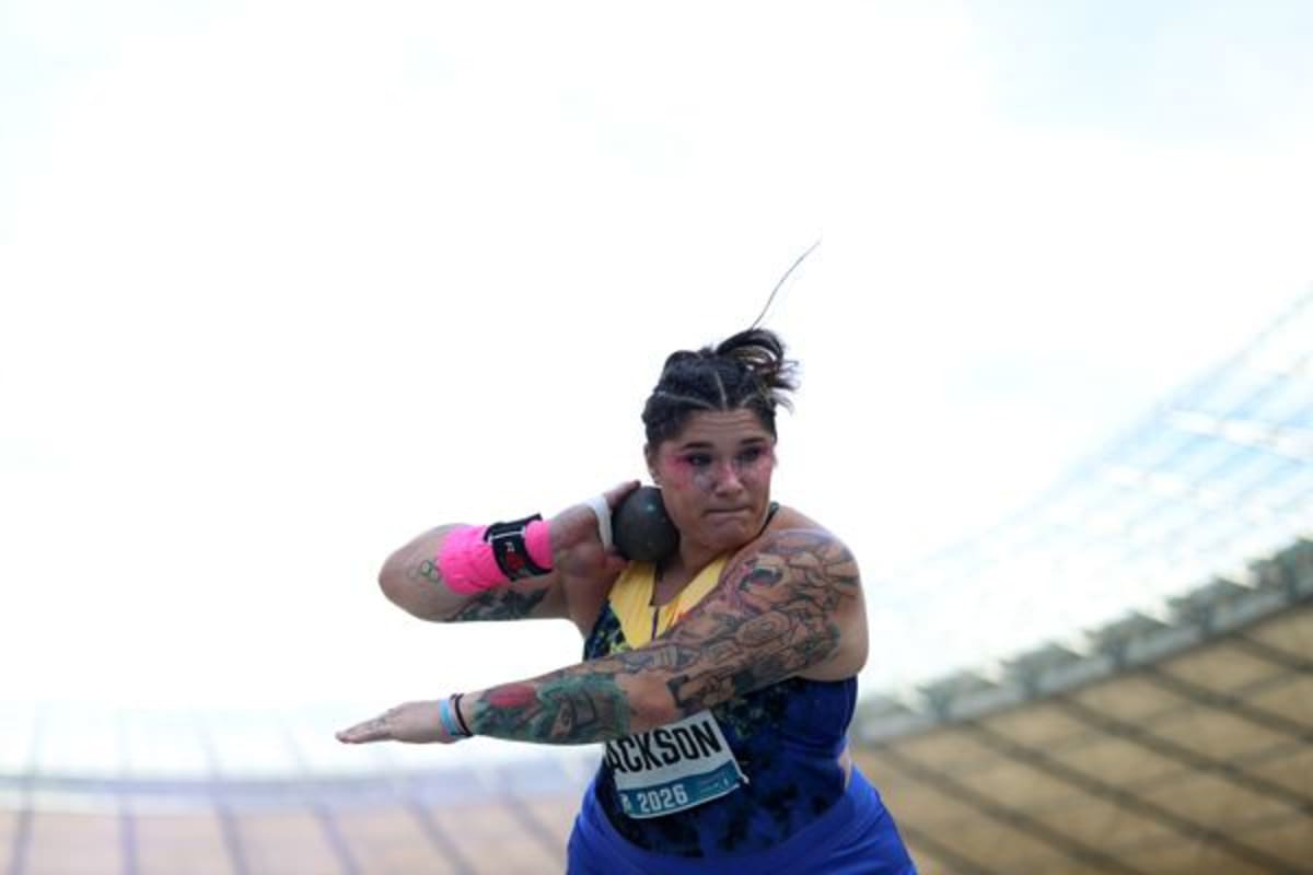 Chase Jackson Breaks 21-Meter Barrier in Shot Put