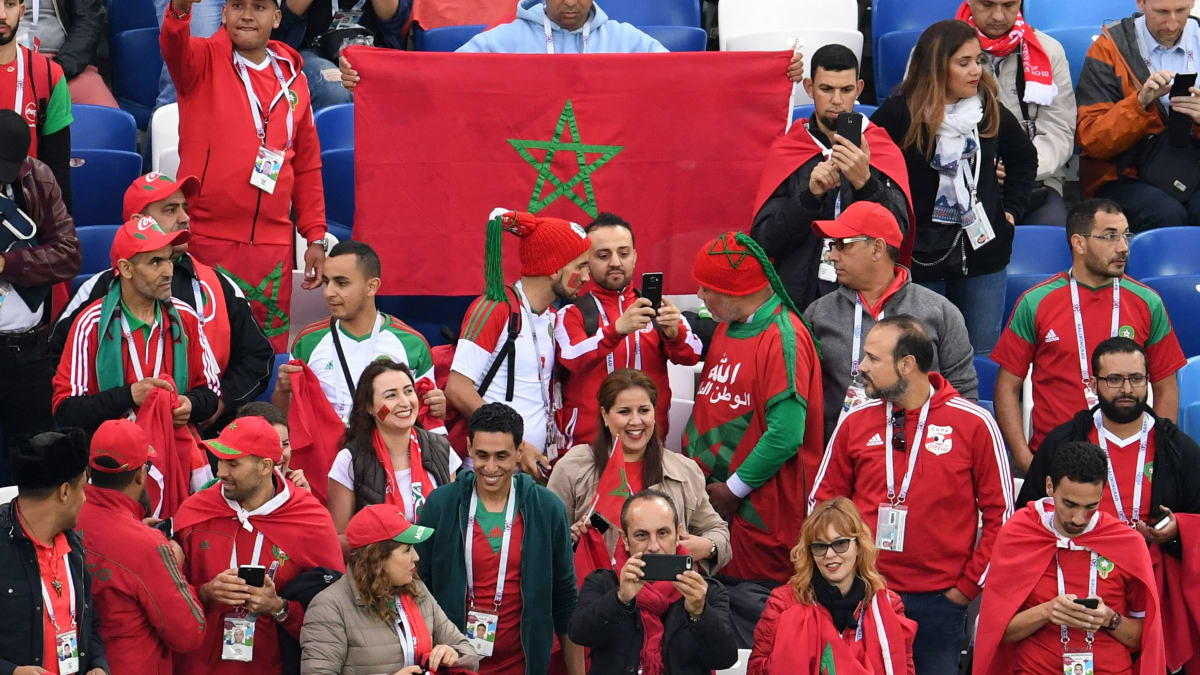 Algerian women's soccer team celebrating their historic World Cup qualification victory