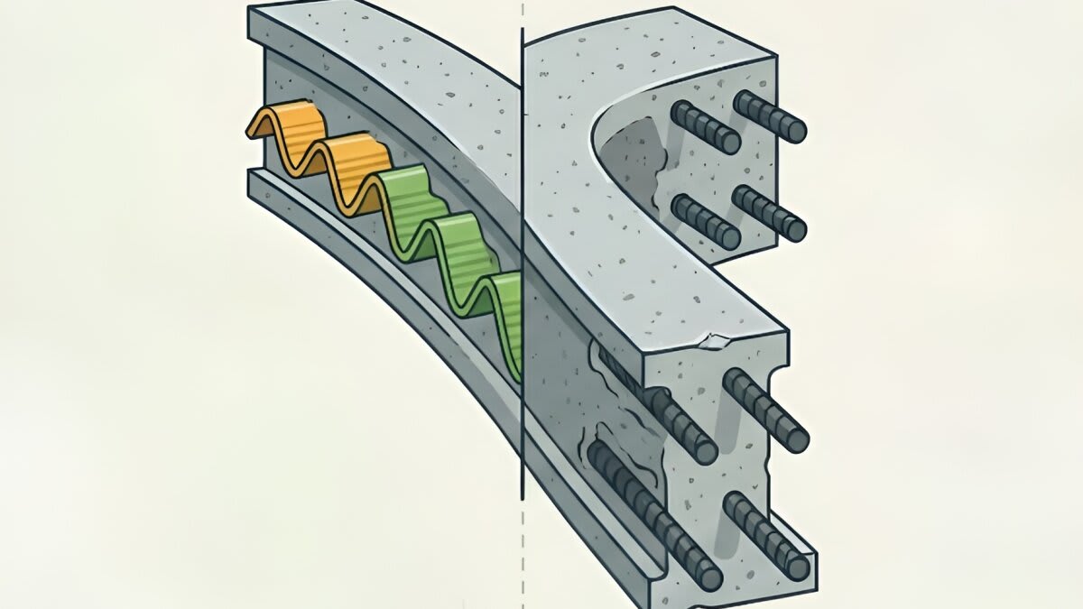 Wavy Plastic Matches Steel Strength in Concrete Tests - Image 2