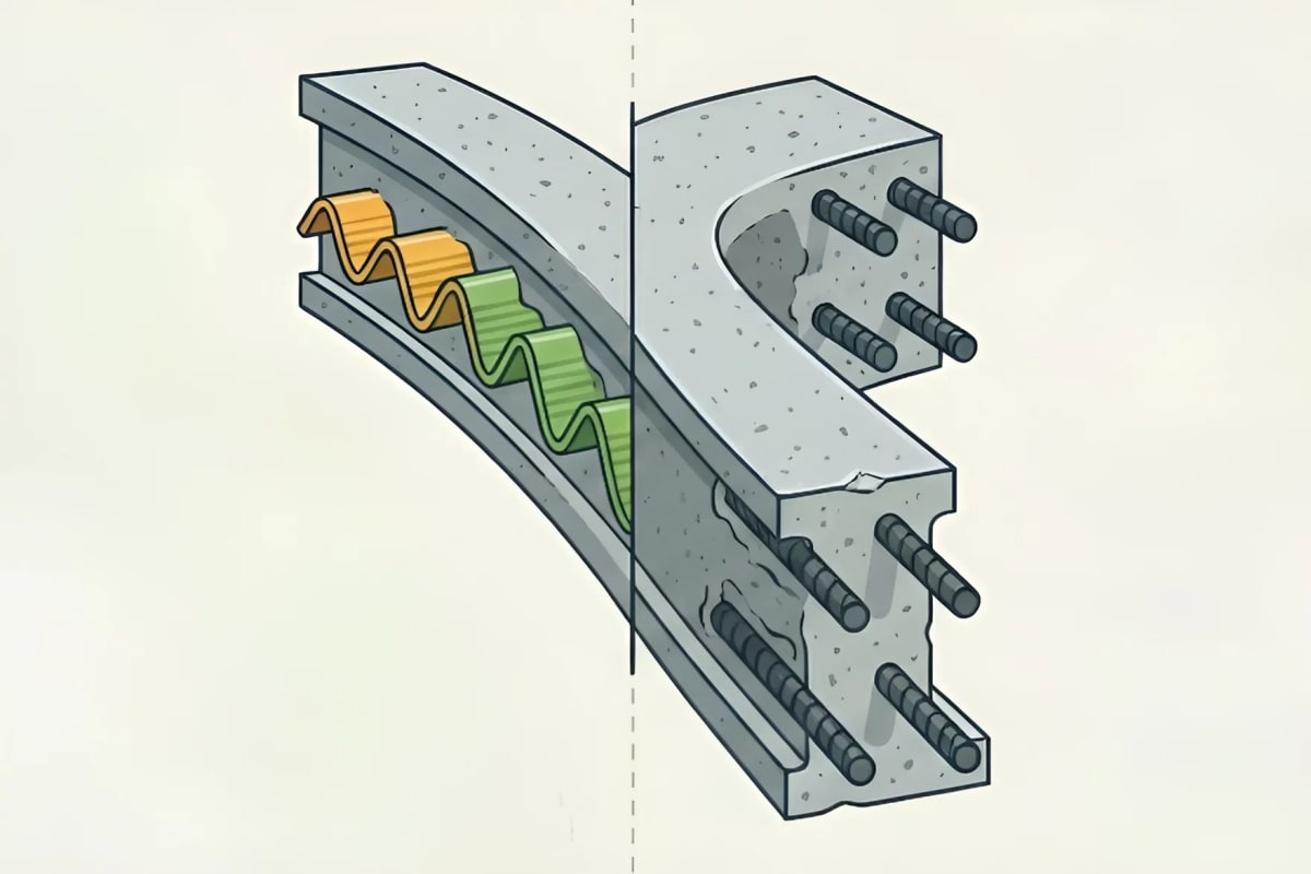 Wavy Plastic Matches Steel Strength in Concrete Tests - Image 4