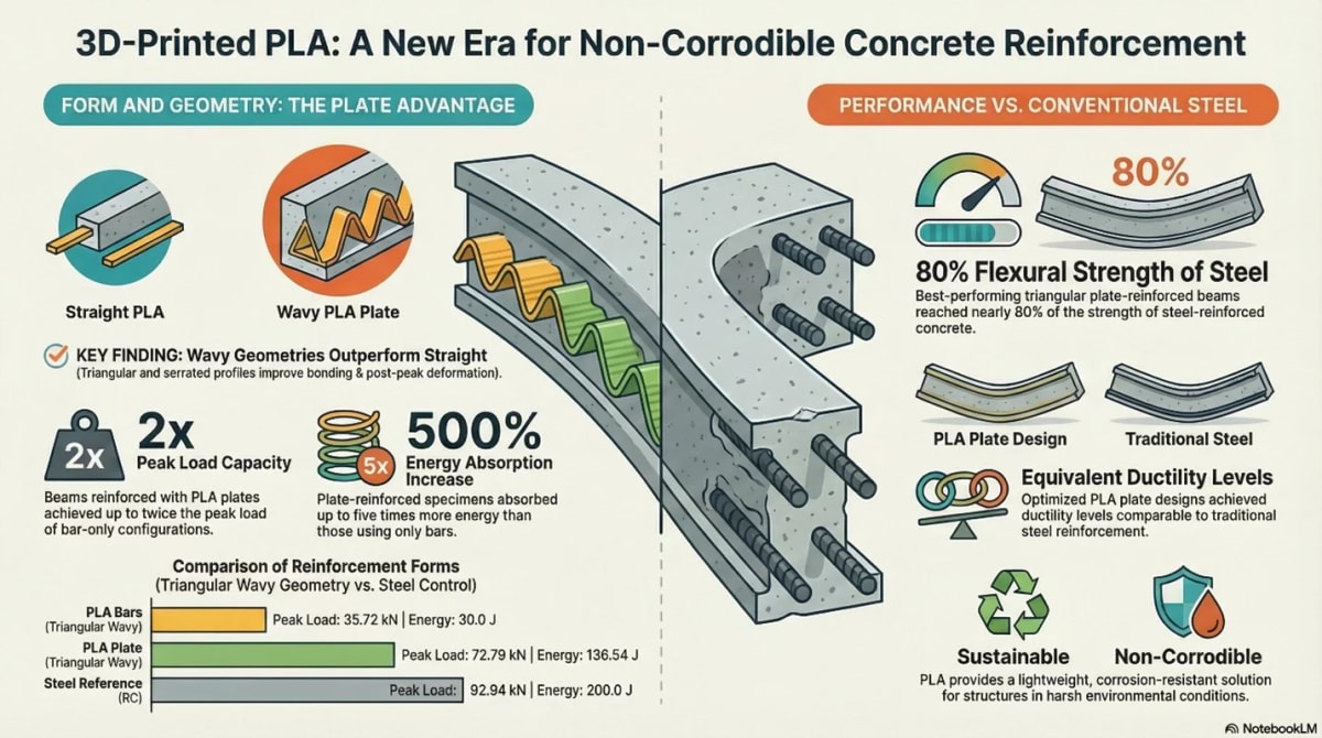 Wavy Plastic Matches Steel Strength in Concrete Tests - Image 5