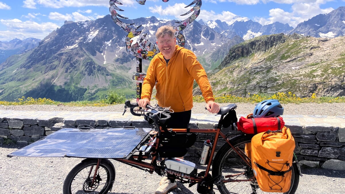UK Man Crosses Alps on Homemade Solar E-Bike - Image 2