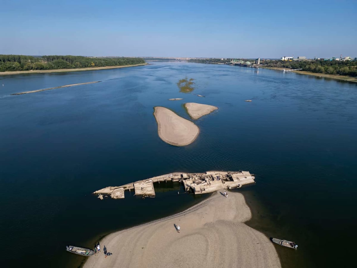 Danube Drought Uncovers WWII Ships and Mammoth Bones - Image 3
