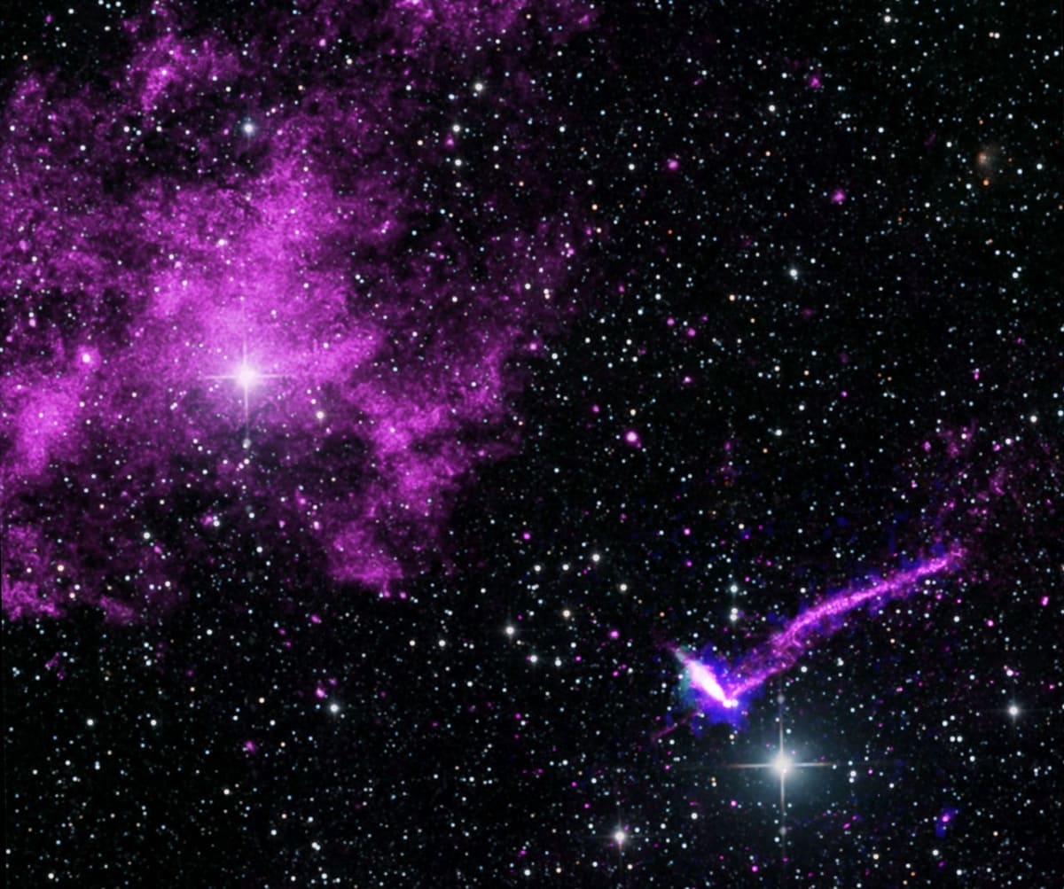 NASA Maps Magnetic Fields of Distant Spinning Pulsar