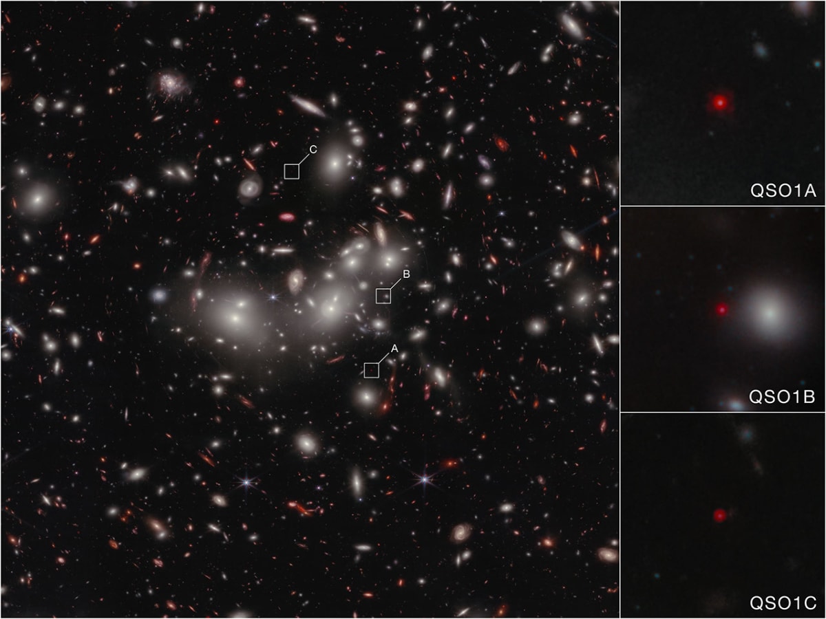 Webb Telescope Finds Black Hole That Formed Before Galaxy