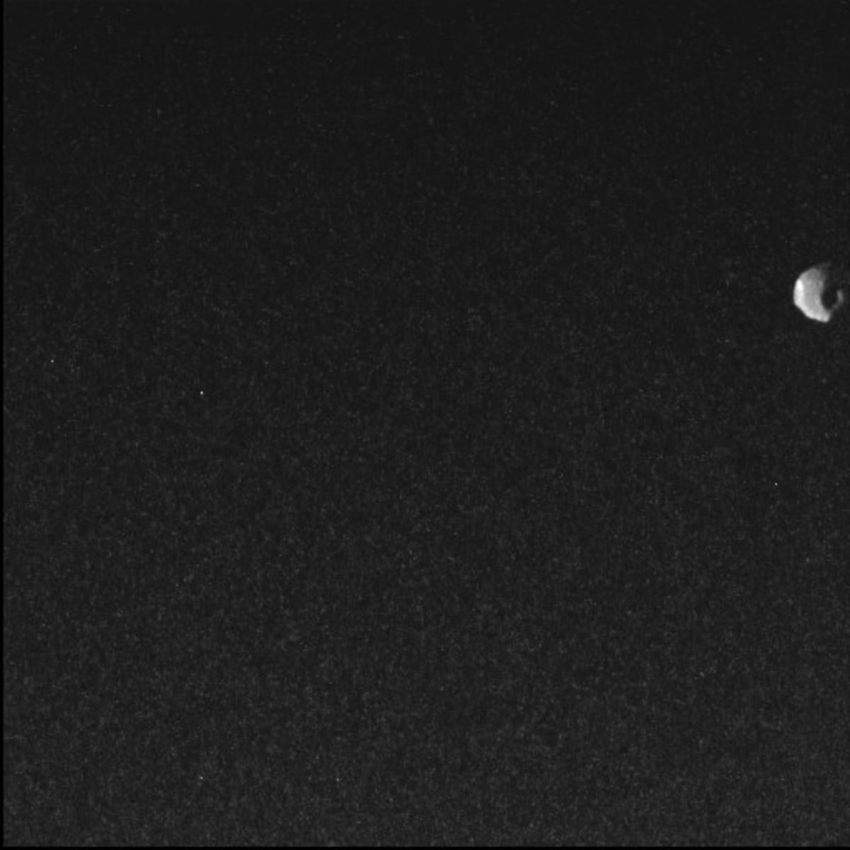 NASA Captures Rare Close-Up of Jupiter's Moon Thebe