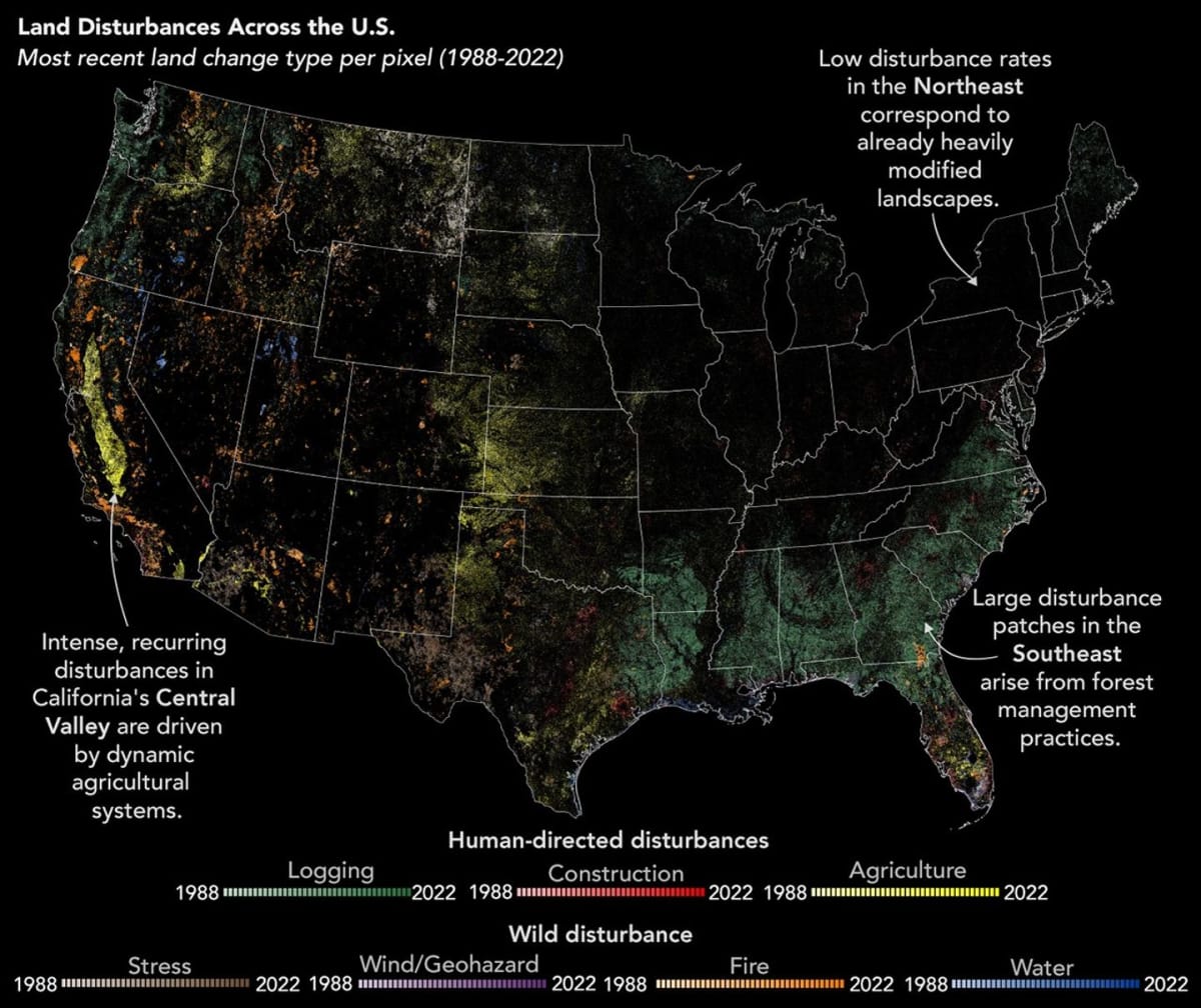 U.S. Human Land Development Drops as Nature Reclaims Space - Image 4