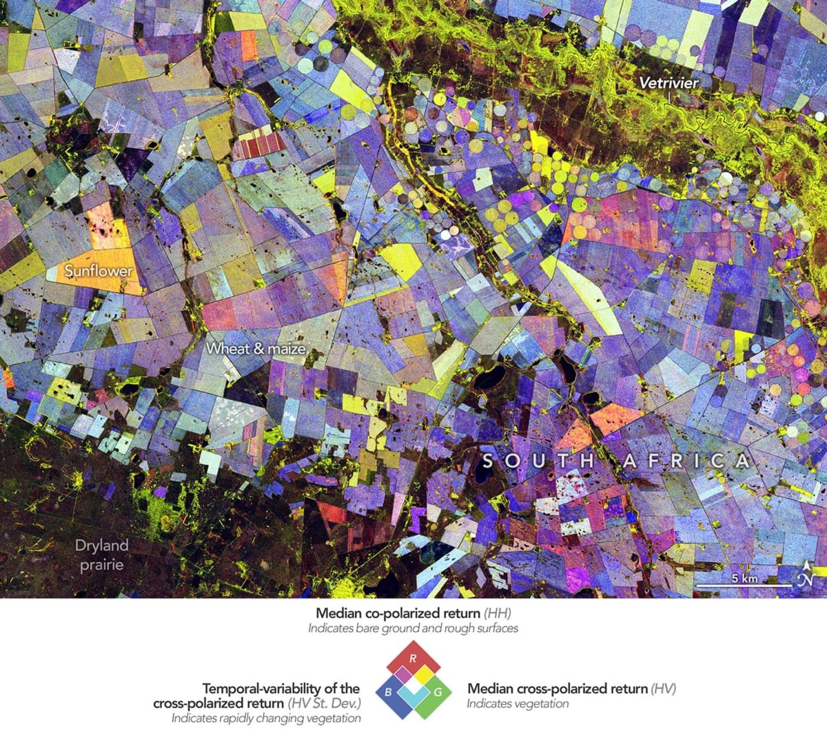 NASA Satellite Maps South Africa's Food Bowl From Space - Image 4
