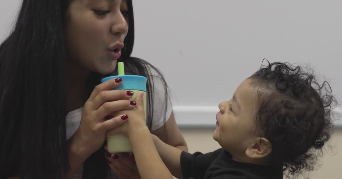 Toddler Jessie Gonzales walking and playing, healthy after receiving breakthrough SMA treatment in Fort Worth