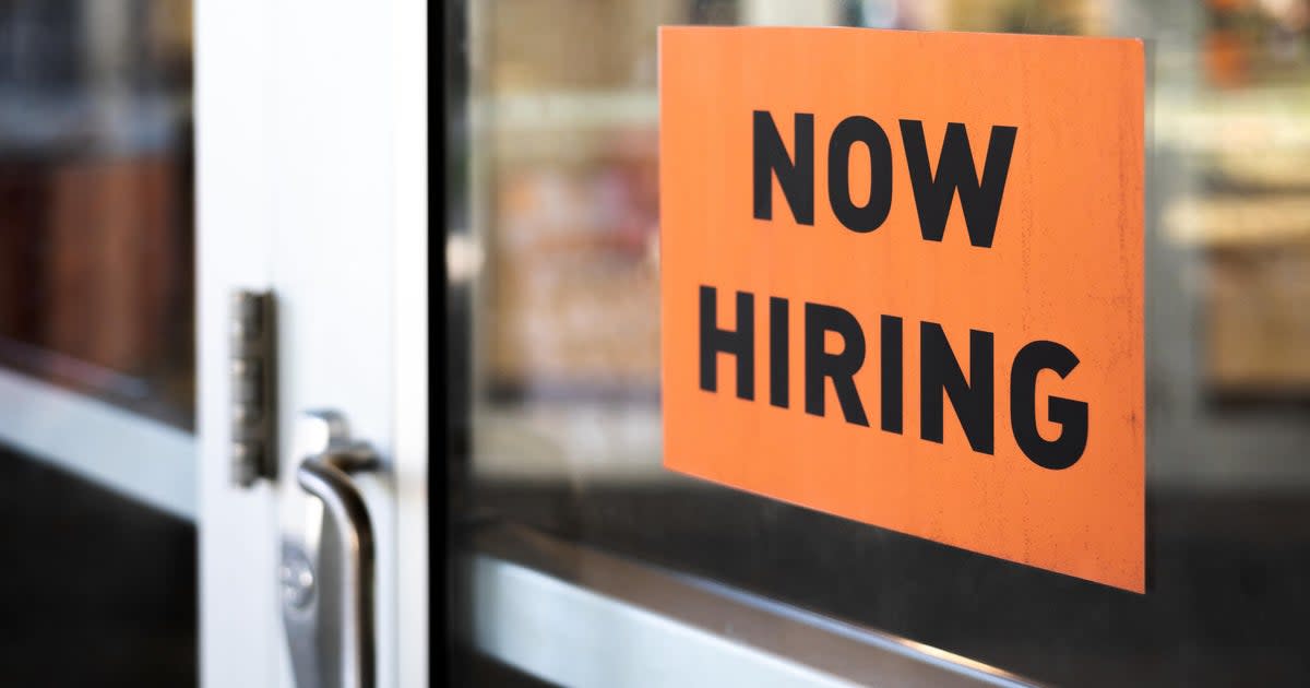 Graph showing upward trend in US job growth exceeding expectations in May 2025