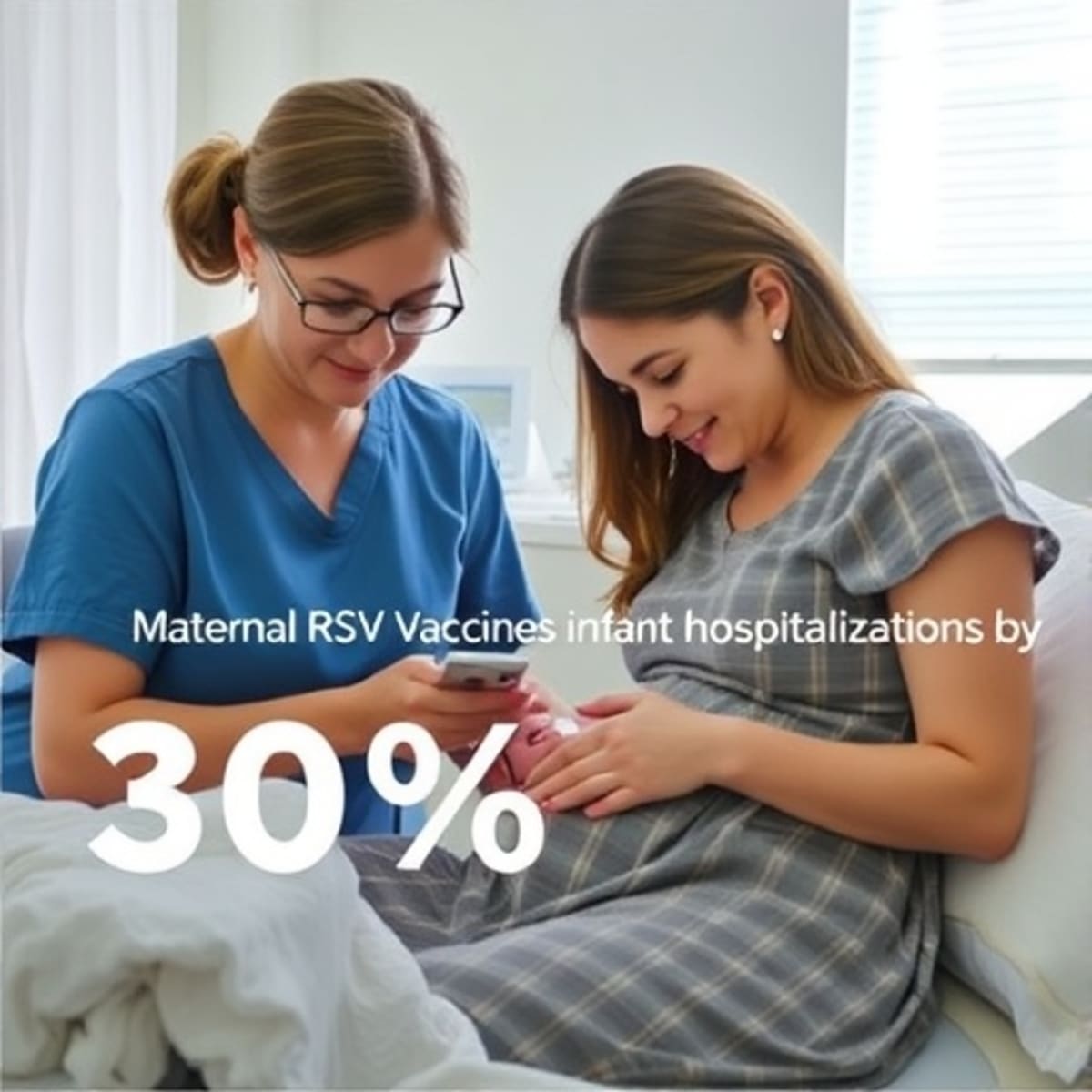 Pregnancy Vaccine Cuts Baby RSV Hospitalizations 70%