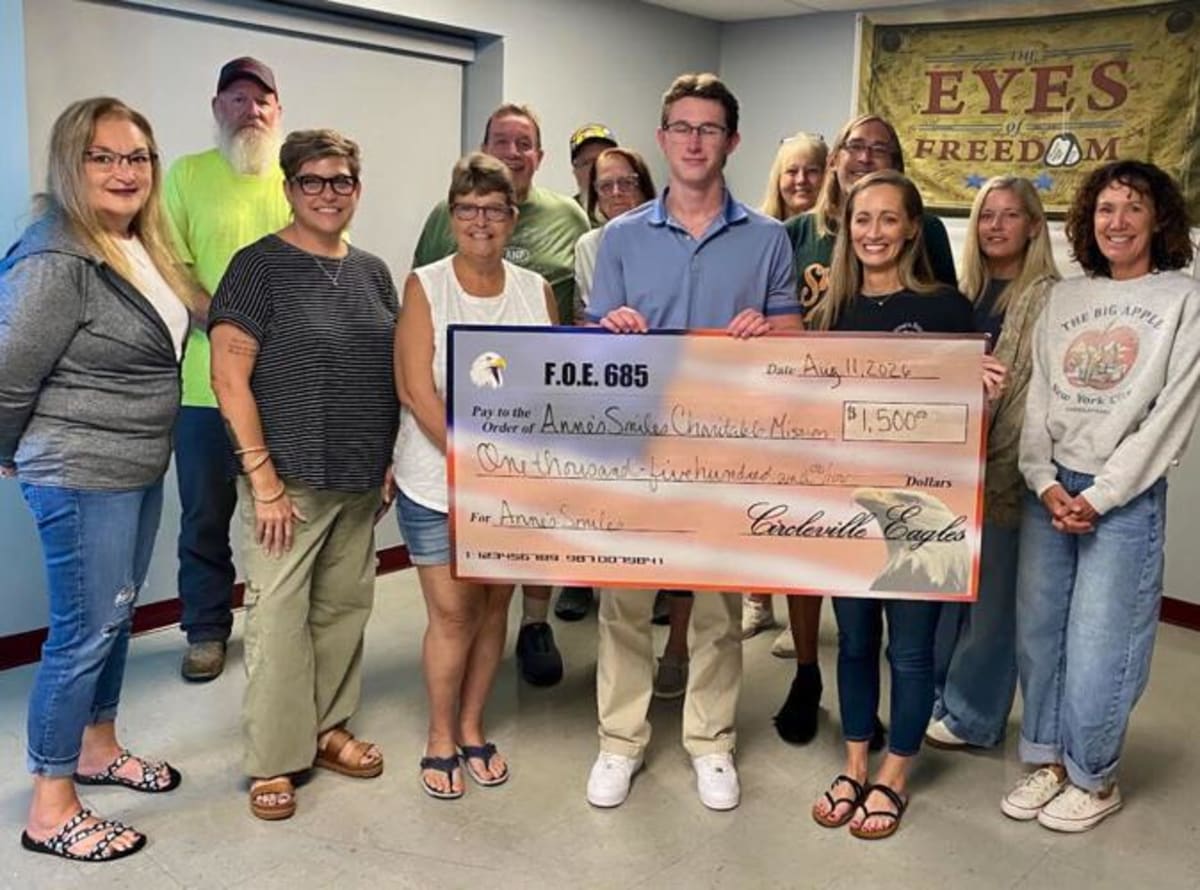 Circleville Eagles Give $9K to 10 Local Groups - Image 3