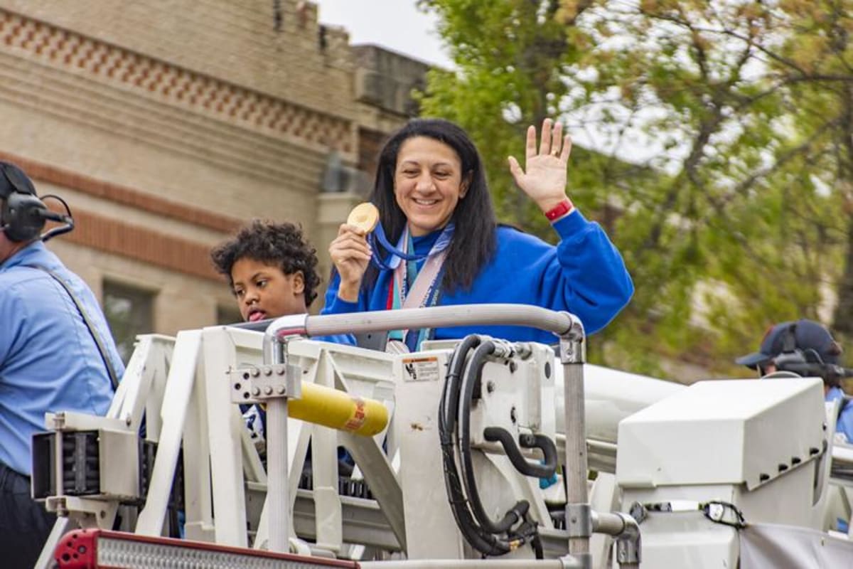Texas Town Throws Parade for Olympic Gold Medalist - Image 5