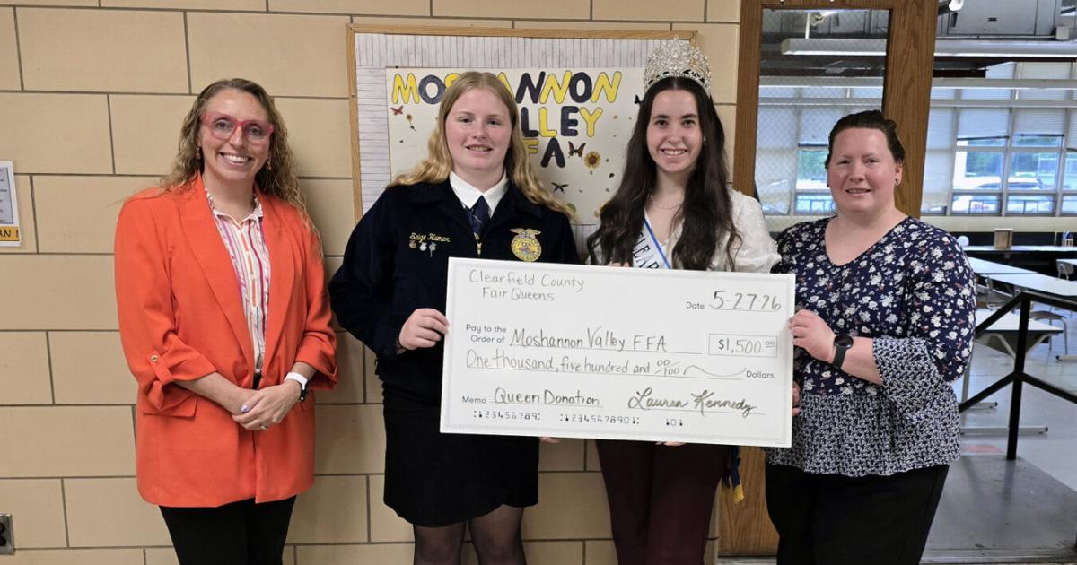 Fair Queen Donates $3K to Support Future Farmers