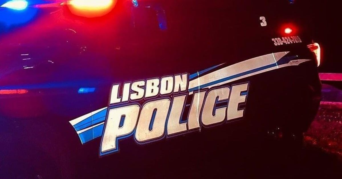 MacKenzie Lewis being honored by Lisbon Village Council for rescuing woman from burning car