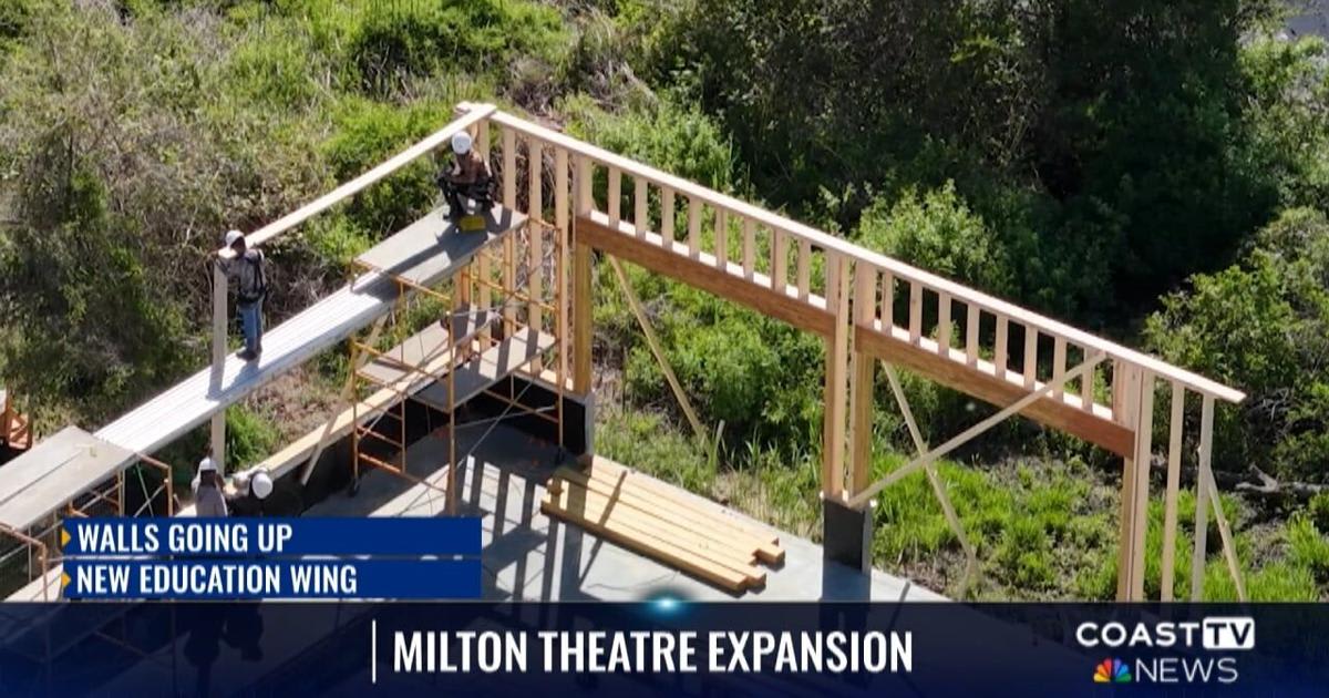 Milton Theatre Education Wing Construction Reaches Milestone