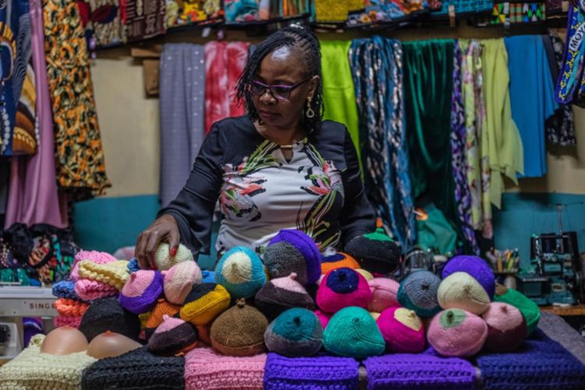 Kenya Survivor Knits Breast Prostheses for Cancer Patients - Image 5