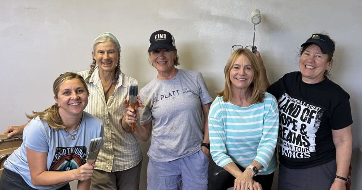 Volunteers Refresh 8 Classrooms Across NC County