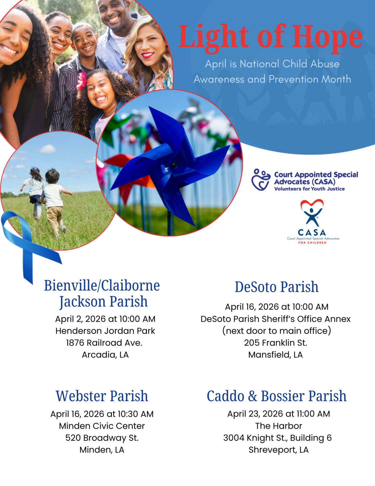 Louisiana Hosts Light of Hope Events for Foster Kids