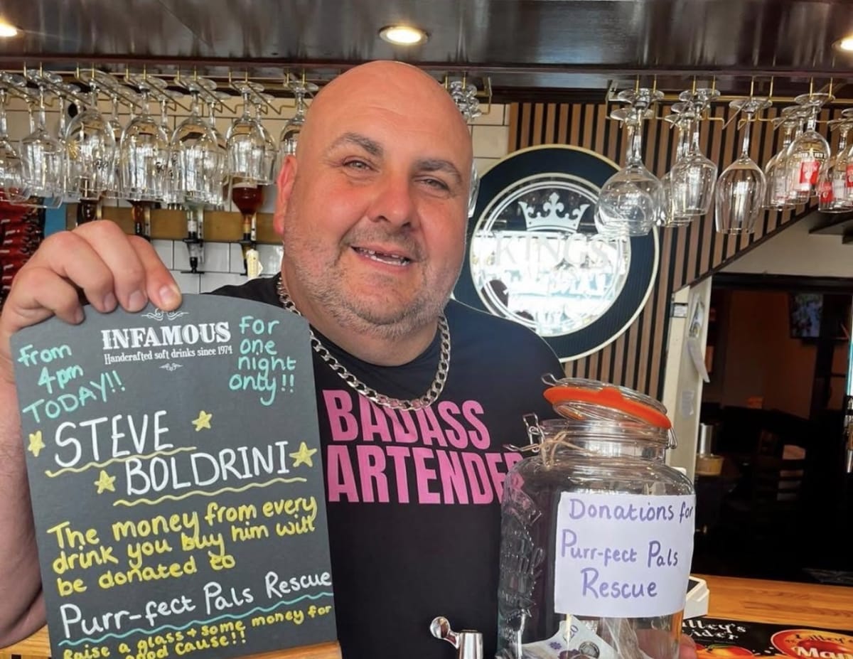 Binman Raises £513 Behind Bar for Cat Rescue Charity