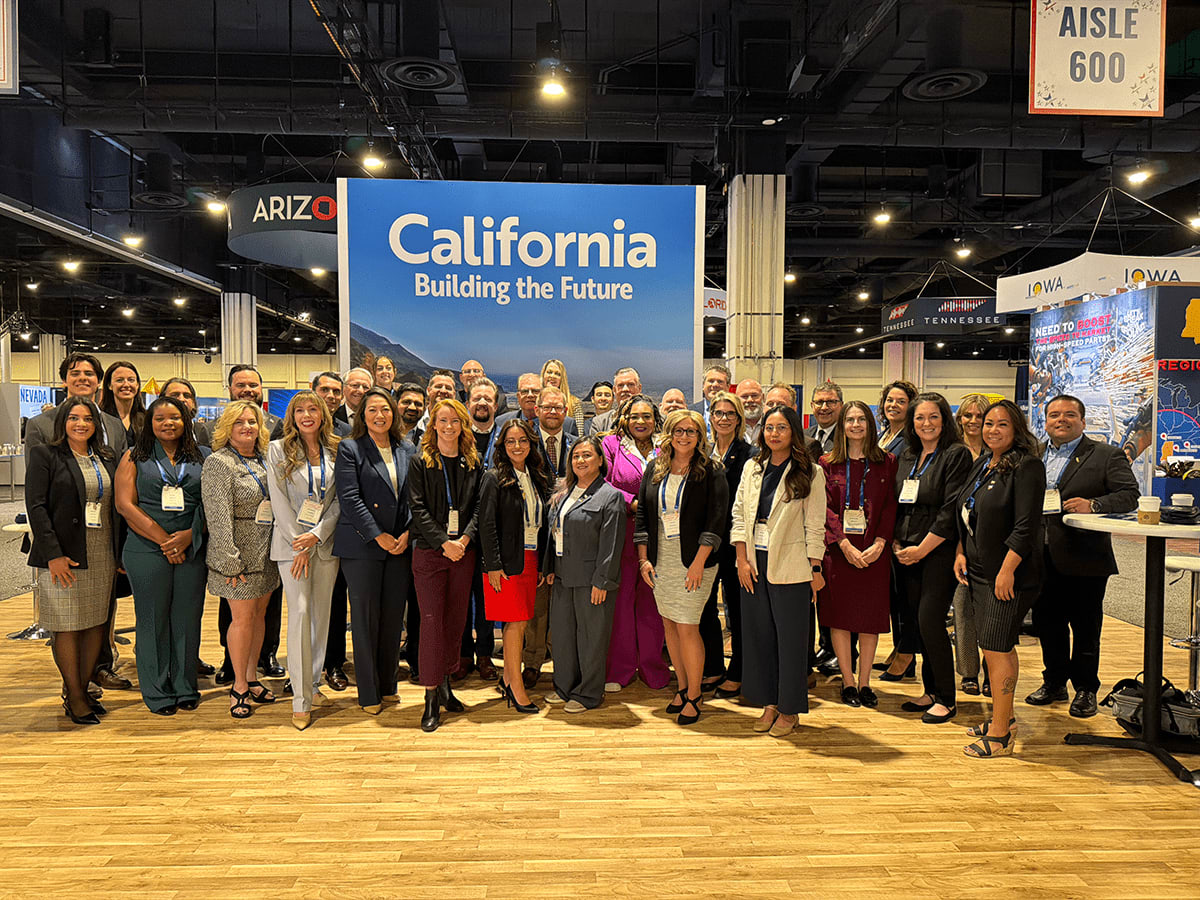 California economic development leaders meeting with international business investors at investment summit conference