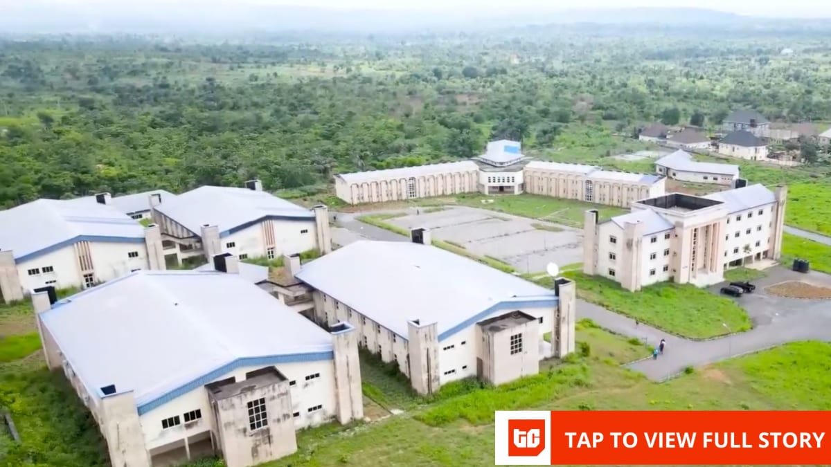Modern tech facility in Enugu, Nigeria where students will train for global AI jobs