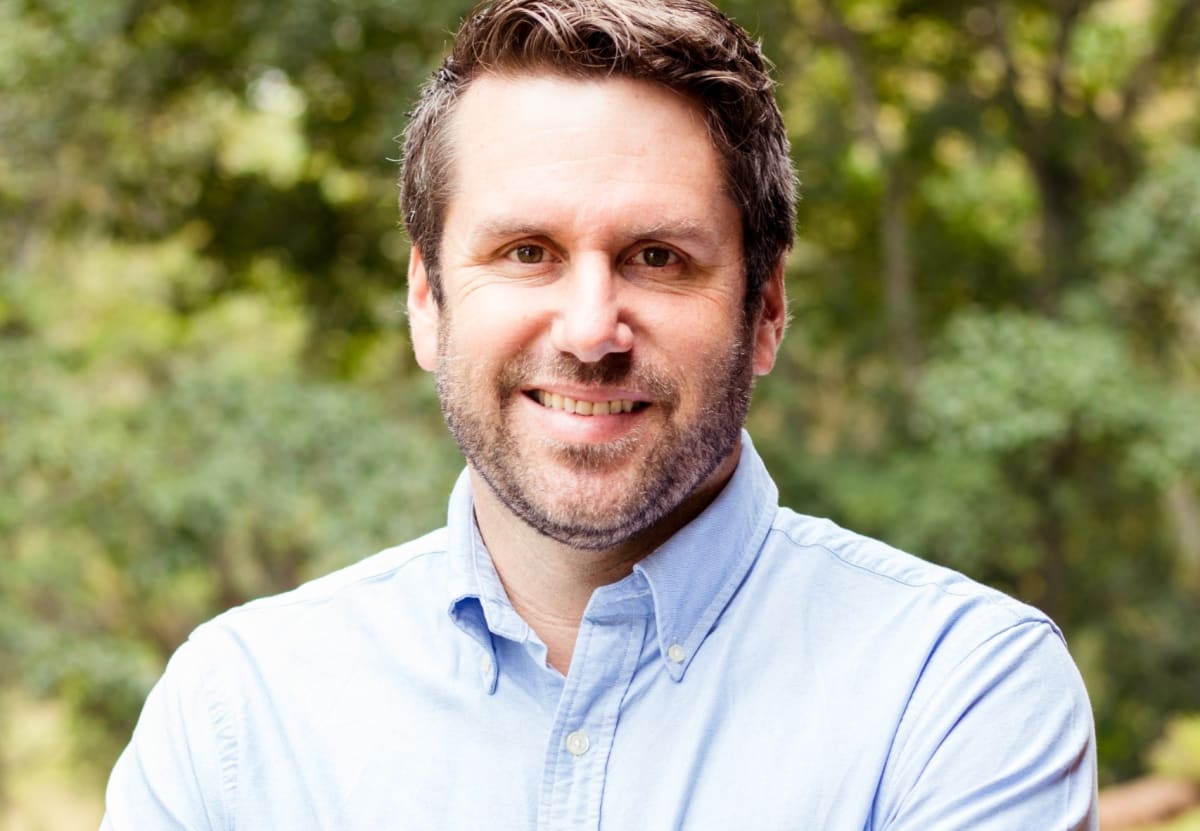 Ted Pantone, Turaco CEO, discussing insurance innovation for low-income African families in Nairobi