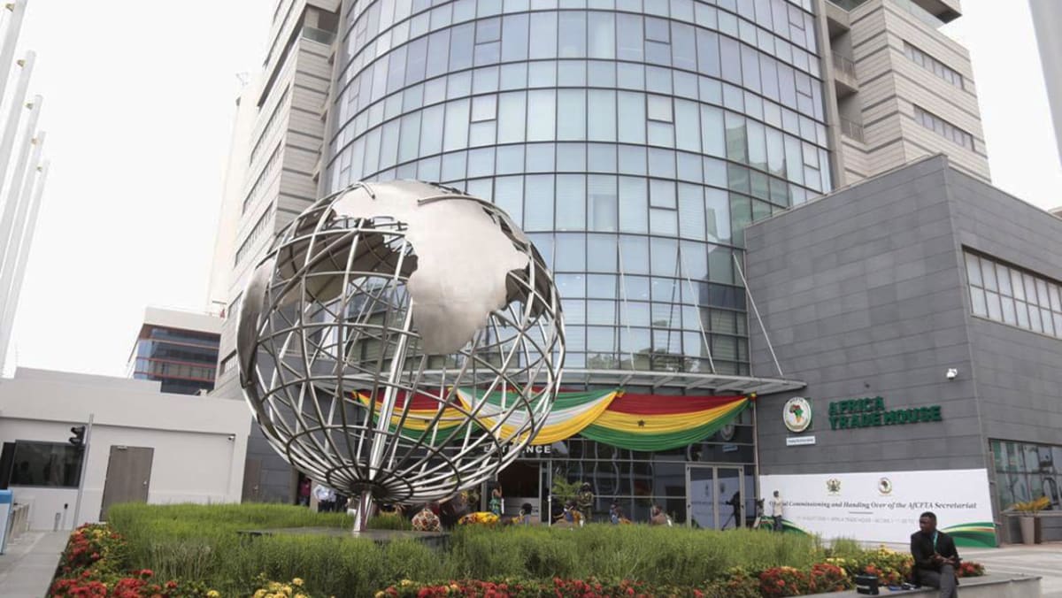 Digital payment network connecting multiple African countries with glowing transaction lines across continent map