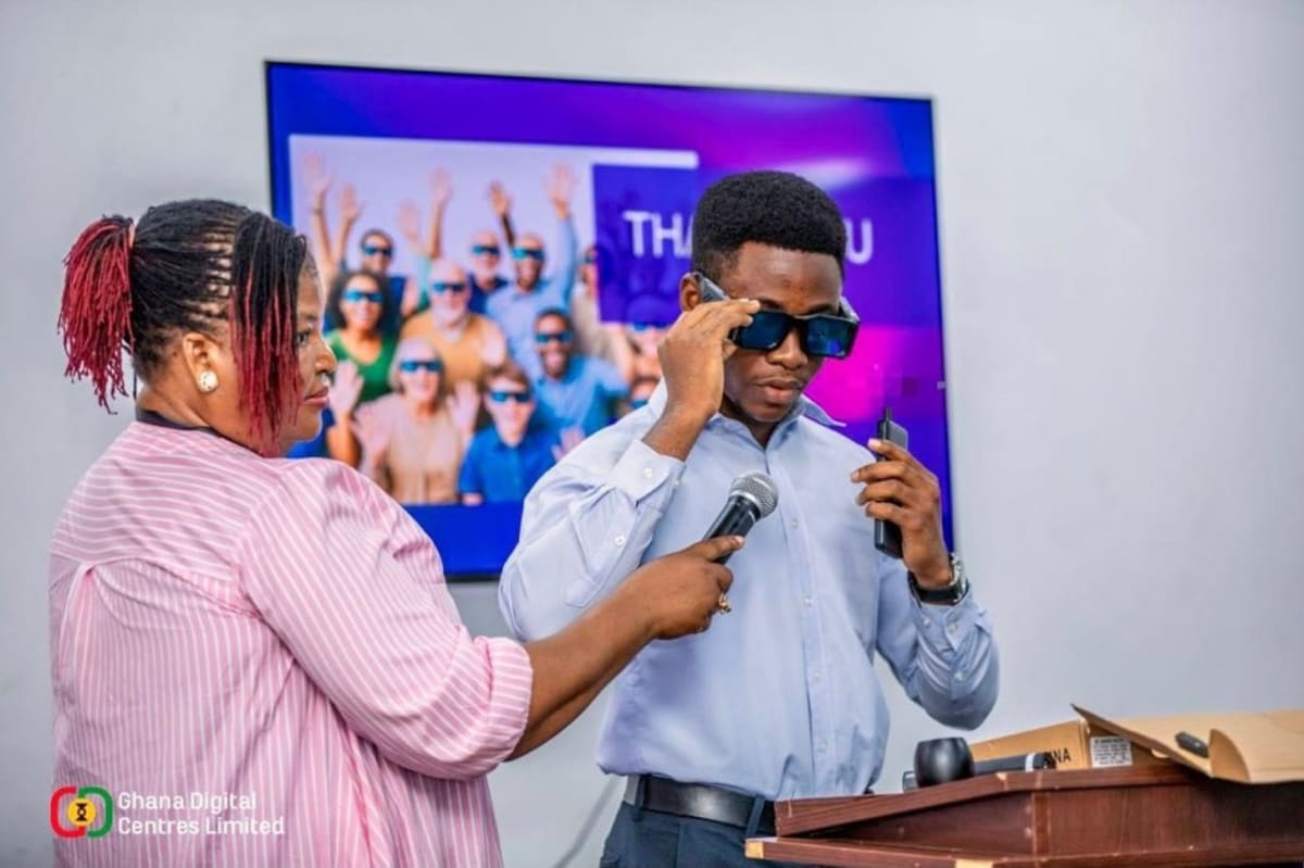 Ghanaian Student Builds AI Glasses for Blind Users - Image 2