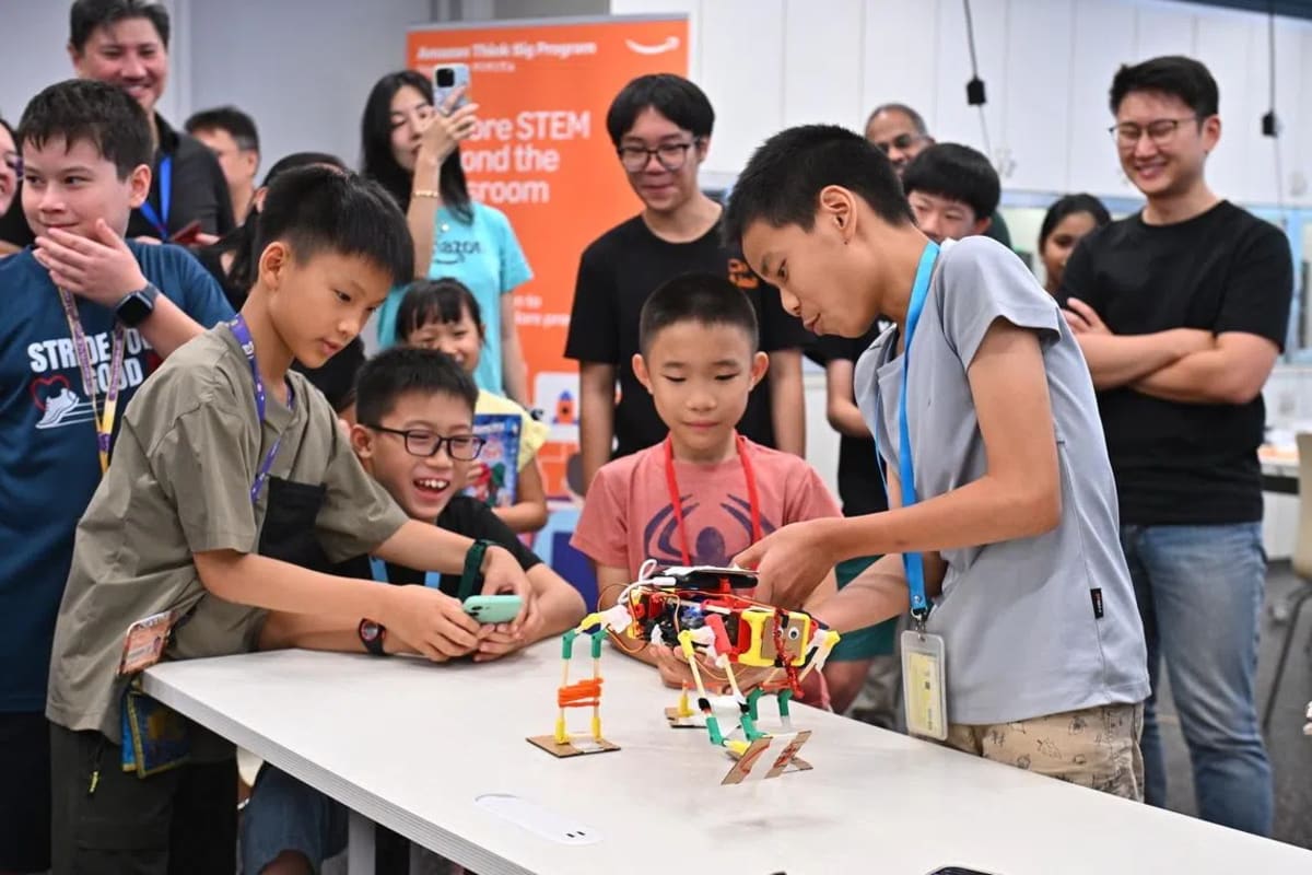 Amazon Brings Free AI Workshops to 1,200 Singapore Kids