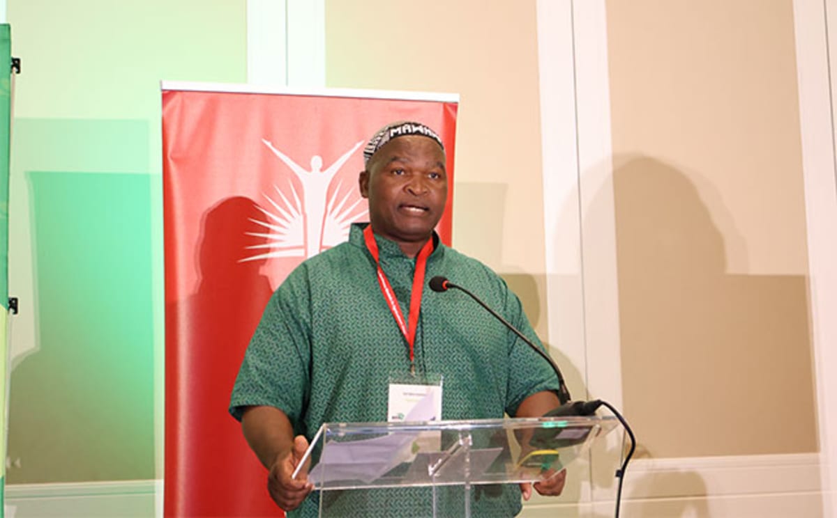 Agricultural workers tending crops at Project Canaan farm in Eswatini, Southern Africa