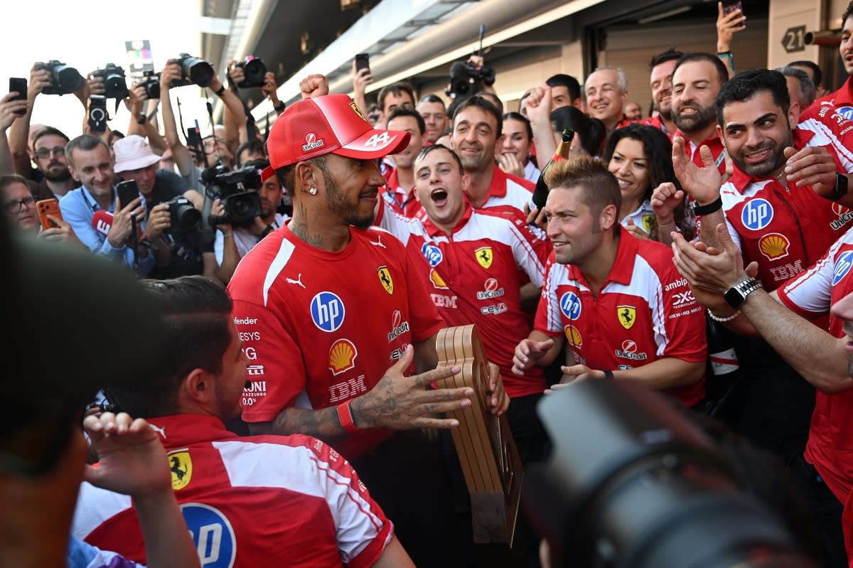 Lewis Hamilton Wins First Race for Ferrari at Age 41