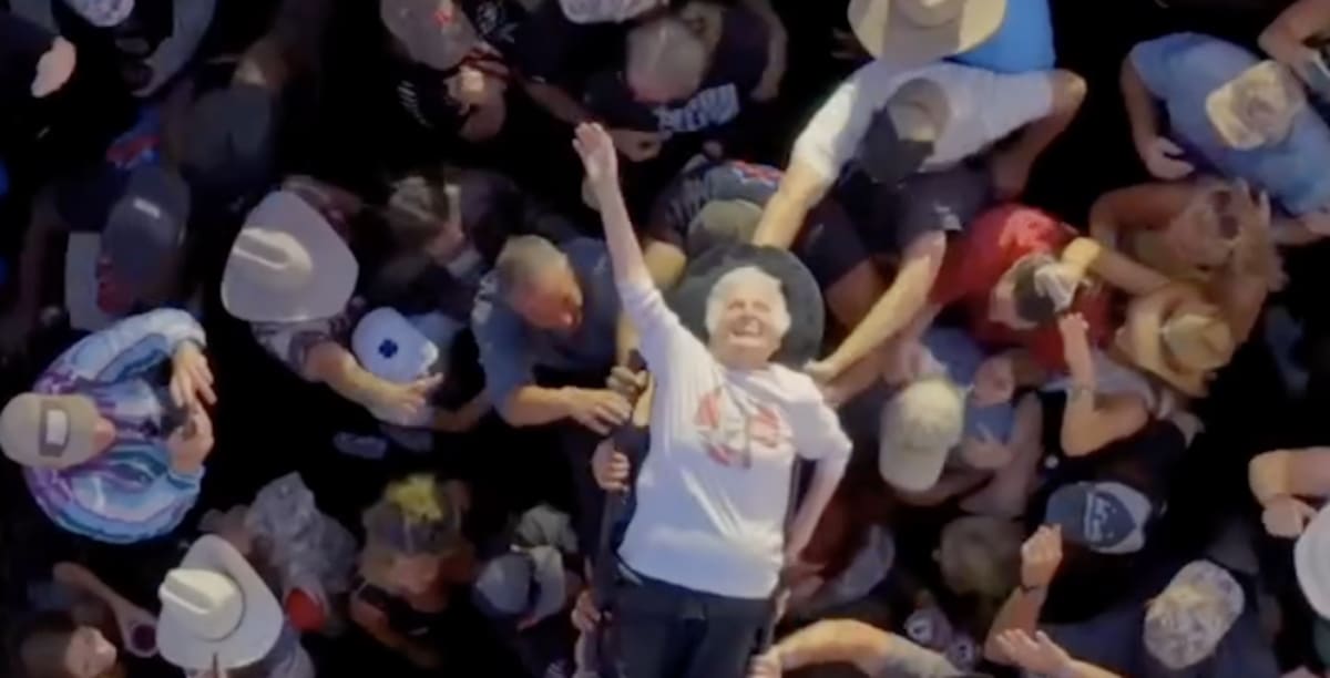 99-Year-Old 'Gangster Granny' Crowd Surfs Into Record Books