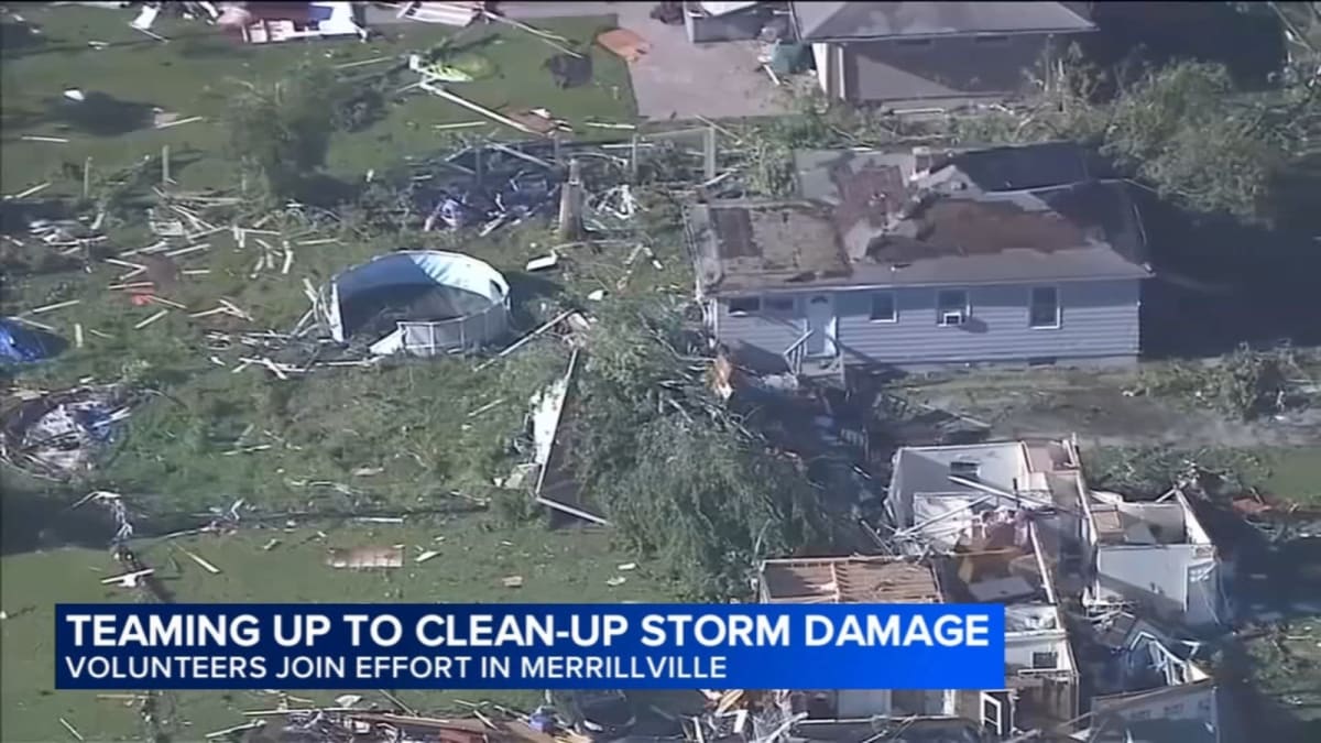 Hundreds Rally to Help Merrillville After EF-2 Tornado