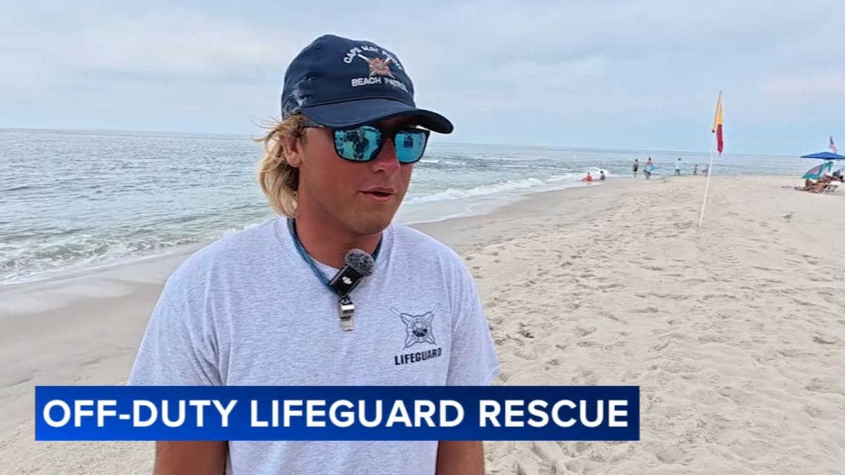 Off-Duty Lifeguard Saves 11-Year-Old at Cape May Point