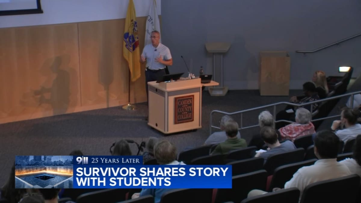 9/11 Survivor Shares Story of Courage with NJ Students