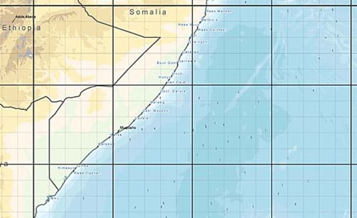 Turkish oil drilling vessel approaching Mogadishu port waters in Somalia for historic exploration