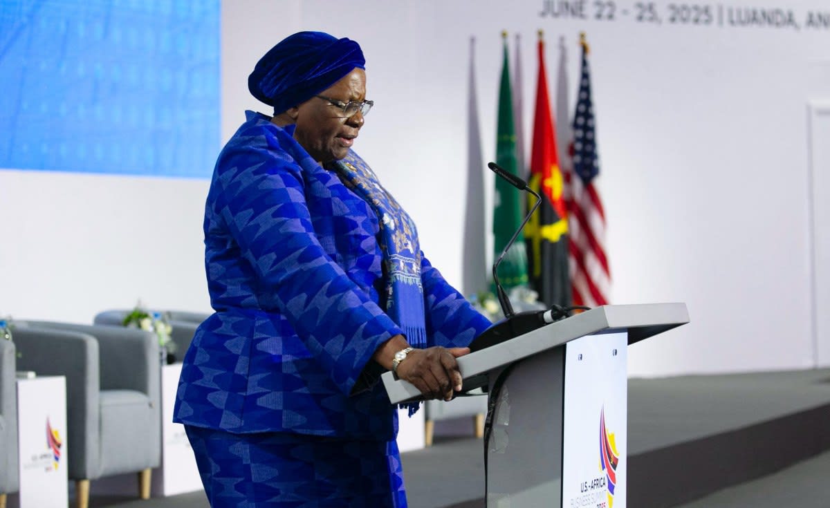 Namibian parliament building where historic genocide reparations agreement will be reviewed and approved