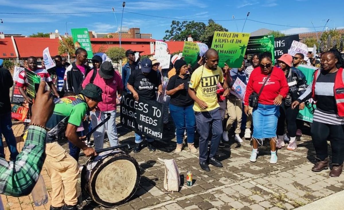 150 March in Johannesburg Against Immigrant Scapegoating