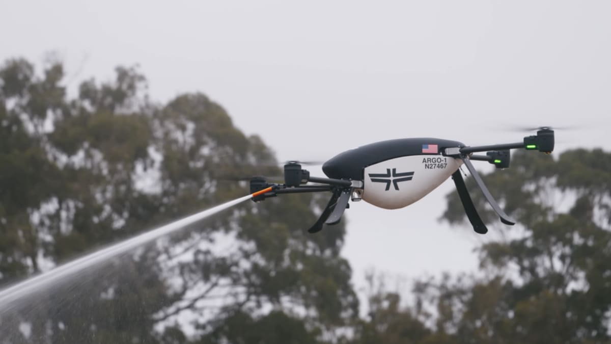 Firefighting Drones Could Stop Wildfires Before They Spread