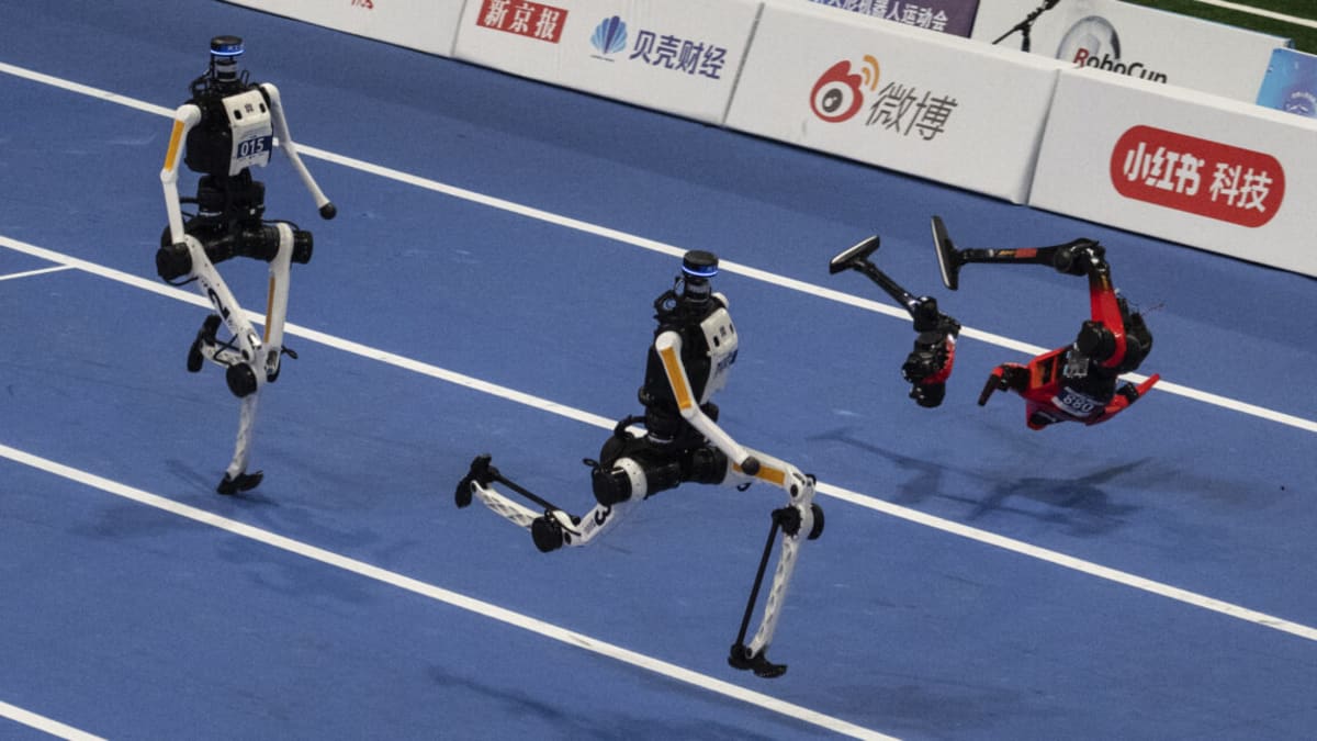Robots Break Speed Records But Can't Stop Running Yet