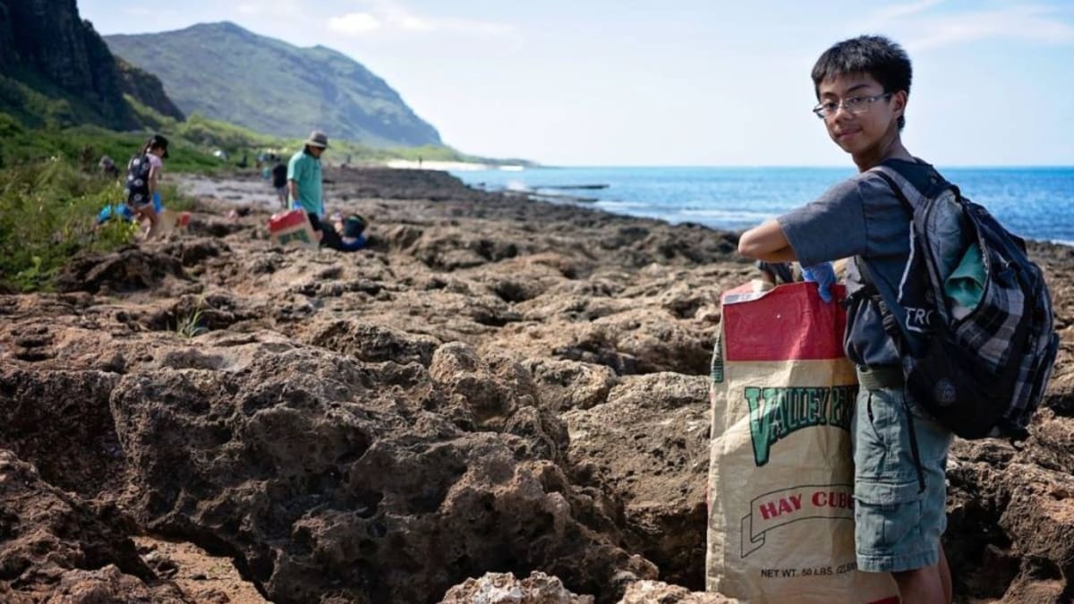 Volunteers working together in Hawaiian community supporting local nonprofit services and disaster relief efforts