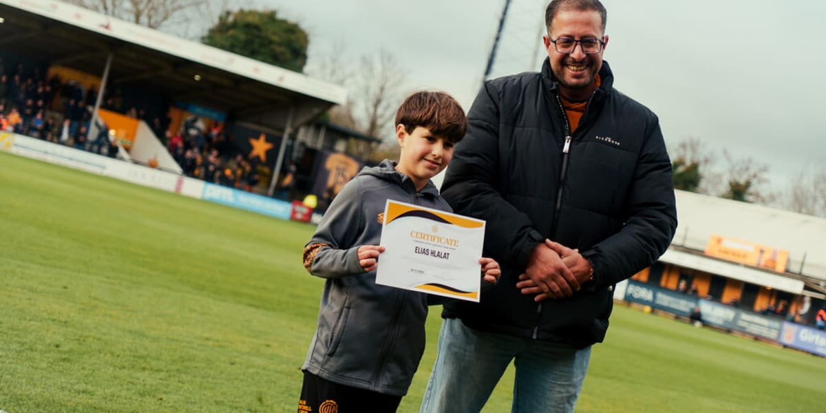 Cambridge United Honors Local Heroes at Every Home Game