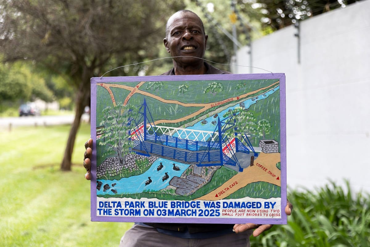Joburg Artist Turns Storm Damage Into Local Treasure - Image 2