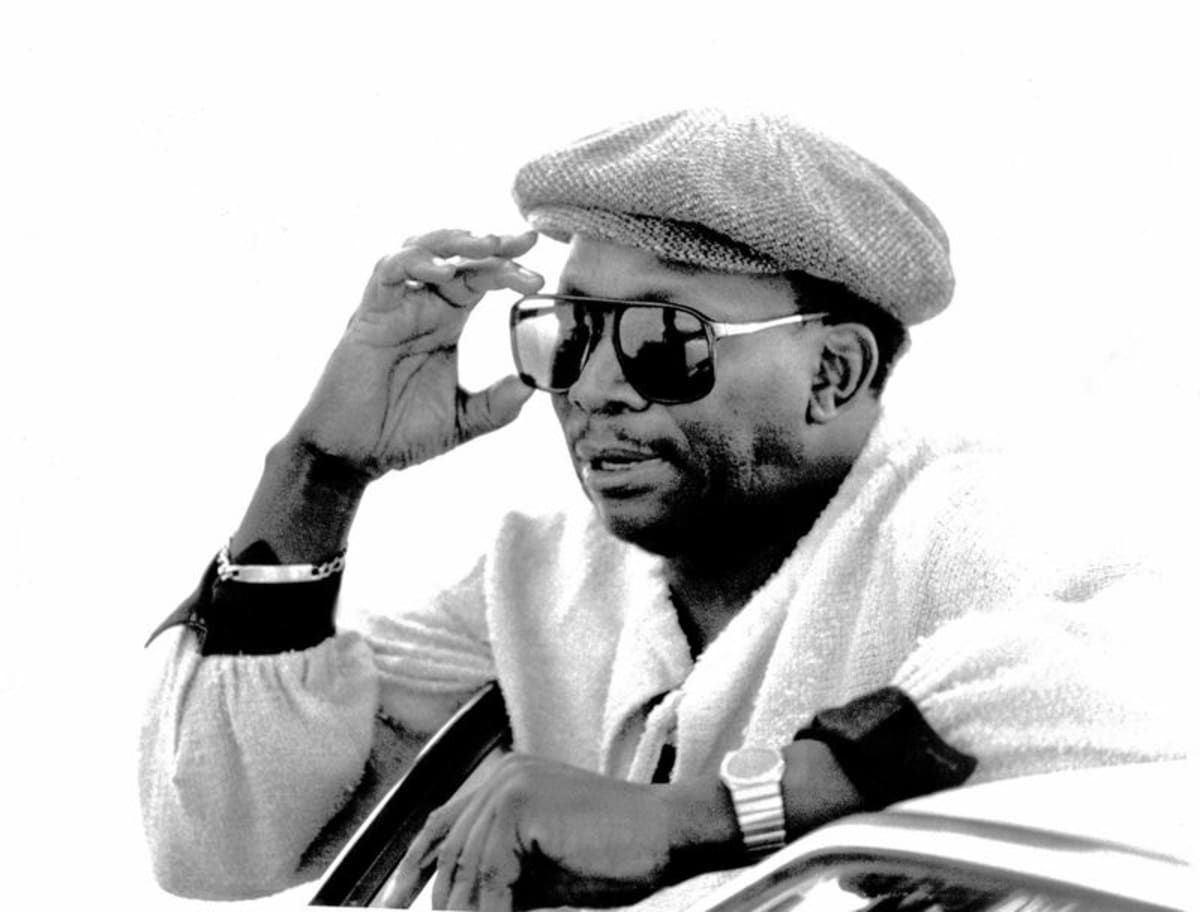 ** Gibson Kente, legendary South African playwright known as father of black theater during apartheid