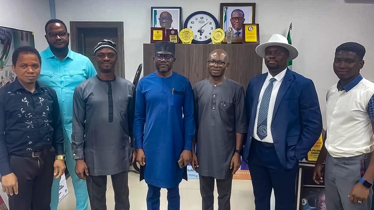 Nigerian medical professionals in white coats celebrating career advancement in Edo State